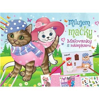 Milujem mačky: Maľovanky s nálepkami (978-80-8444-583-2)