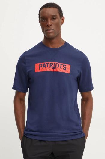 Tréningové tričko Nike New England Patriots tmavomodrá farba, s potlačou, 02FF-41S-8K-B73