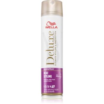 Wella Deluxe Heat Styling lak na vlasy pre tepelnú úpravu vlasov 250 ml