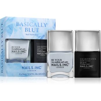 Nails Inc. Basically Blue sada lakov na nechty