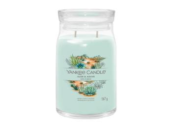 Yankee Candle Aromatická sviečka Signature sklo veľké Aloe & Agave 567 g