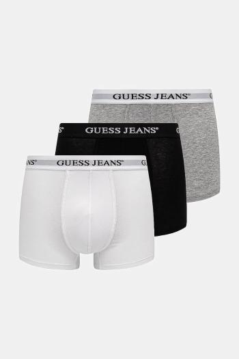 Boxerky Guess Jeans 3-pak pánske, šedá farba, M4BZ48 K6YW1