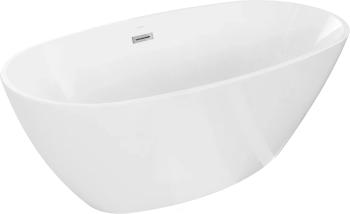 MEXEN - ERIS voľne stojaca vaňa 155x80 cm, biela bez krytky prepadu a zátky 53441558000-SS