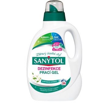 SANYTOL dezinfekčný prací gél kvetinová sviežosť 1,7 l (34 praní) (3045206381222)