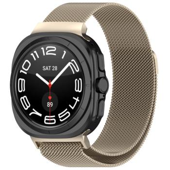 MILANESE Kovový remienok pre Samsung Galaxy Watch Ultra 47mm STARLIGHT