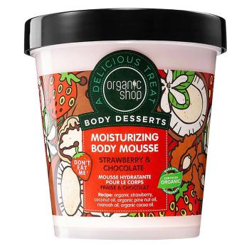 ORGANIC SHOP Body Desserts Hydratačná telová pena Jahody a čokoláda 450 ml