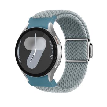 BRAIDED Nylonový remienok pre Samsung Galaxy Watch 7 (40 / 44 mm) ROCK BLUE