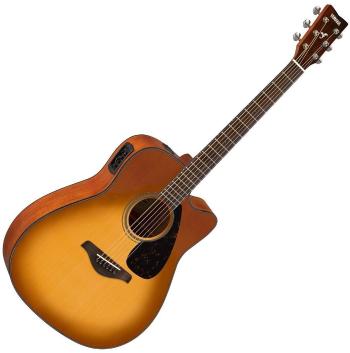 Yamaha FGX800C Sand Burst Elektroakustická gitara Dreadnought