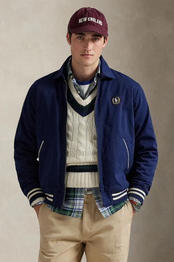 Bunda Polo Ralph Lauren tmavomodrá farba, prechodná, 710970567