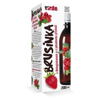 VIRDE Brusnica sirup s betaglukánmi 200 ml