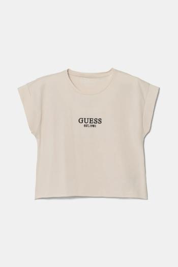 Detské tričko Guess béžová farba, J4BI34 J1314