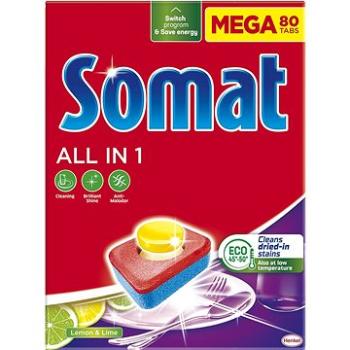 SOMAT All in 1 Lemon & Lime 80 ks (9000101347937)