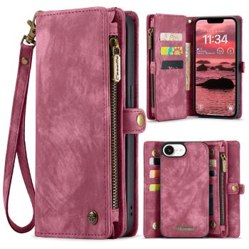 WALLET Ochranný kryt s peňaženkou 2v1 pre Apple iPhone 16e červený