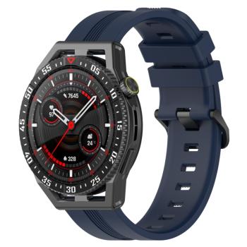 RUBBER Silikónový remienok Huawei Watch Buds / GT3 SE / GT3 Pro 46mm tmavomodrý