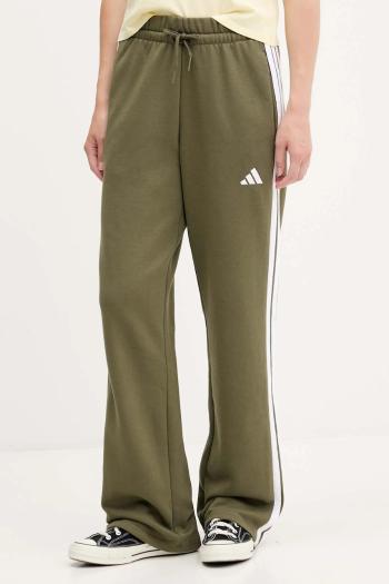 Tepláky adidas zelená farba, s nášivkou, JX7708
