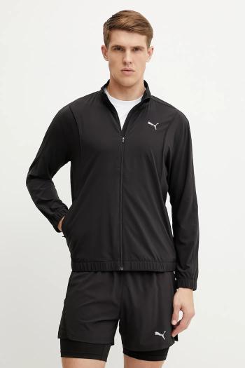 Bežecká bunda Puma Velocity čierna farba, prechodná, 526607
