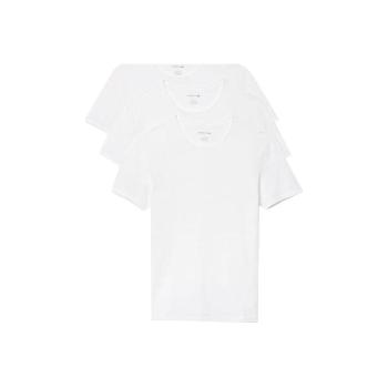 Lacoste  Lounge 3 Pack Plain Cotton T-Shirt White  Tričká a polokošele Biela