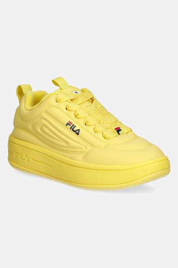 Tenisky Fila Superbubble dámske, žltá farba, FFW0536