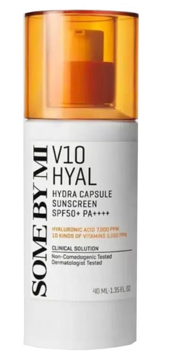 Some By Mi Ochranný pleťový opaľovací krém SPF 50 + V10 Hyal (Hydra Capsule Sunscreen) 40 ml