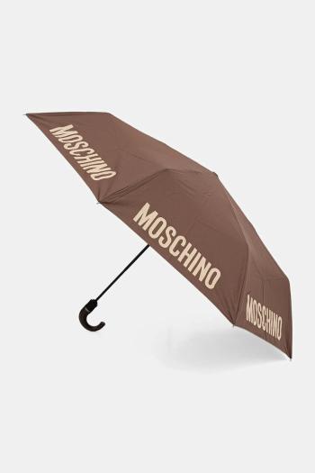 Dáždnik Moschino hnedá farba, 8064