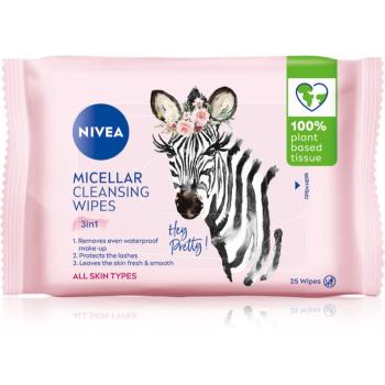 Nivea Micellar čistiace pleťové obrúsky 3v1 25 ks