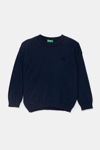 Detský sveter United Colors of Benetton tmavomodrá farba, tenký, 1098G100U