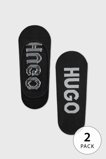 2PACK Ťapky HUGO Invisible Black