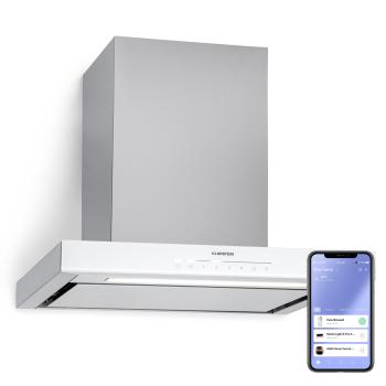 Klarstein Alinea 60 Smart, digestor, 60 cm, nástenný, WiFi, A++, 500 m³/h, dotykový displej