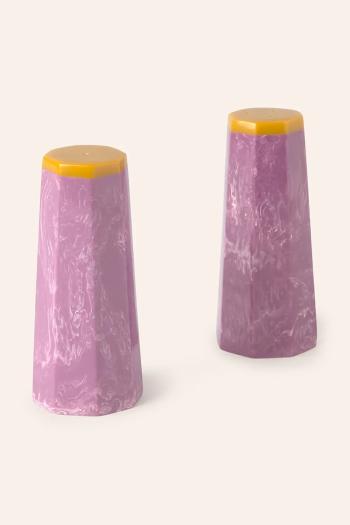 Soľnička a korenička Calma House Mango 3,3 x 8 cm fialová farba
