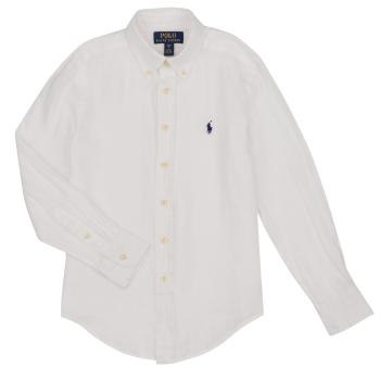 Polo Ralph Lauren  CLBDPPC-SHIRTS-SPORT SHIRT  Košele s dlhým rukávom Biela