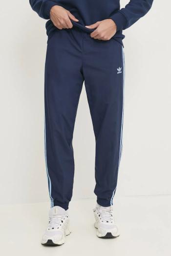 Nohavice adidas Originals Firebird pánske, tmavomodrá farba, vzorované, JP1249