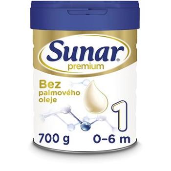 Sunar Premium 1 počiatočné dojčenské mlieko 700 g (8592084417611)