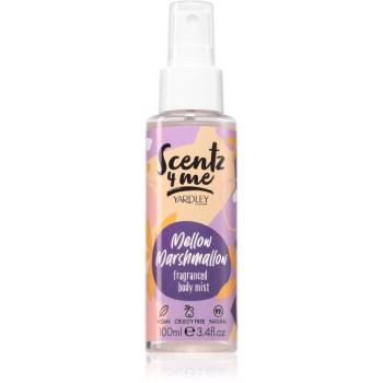 Yardley Scentz 4 Me Mellow Marshmallow telová hmla pre ženy 100 ml