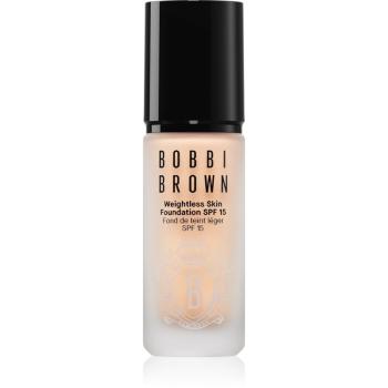 Bobbi Brown Weightless Skin Foundation SPF 15 Mini dlhotrvajúci zmatňujúci make-up s hydratačným účinkom odtieň Warm Beige 13 ml