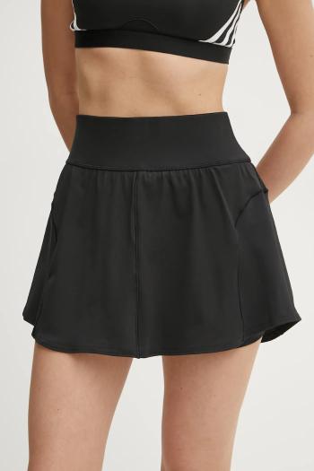Športová sukňa adidas Performance Tennis čierna farba, mini, áčkový strih, JG3622