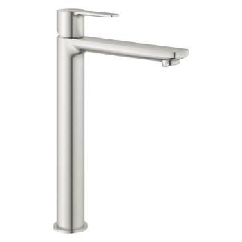 Vysoká umývadlová batéria Grohe Lineare bez výpuste supersteel 23405DC1