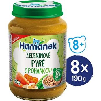 HAMÁNEK Zeleninové pyré s pohánkou 8× 190 g (18595139797420)