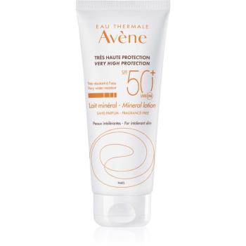 Avène Sun Mineral Lotion ochranné mlieko bez chemických filtrov a parfumácie SPF 50+ 100 ml