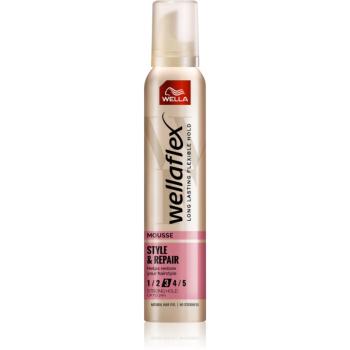 Wella Wellaflex Style & Repair penové tužidlo pre prirodzený vzhľad 200 ml