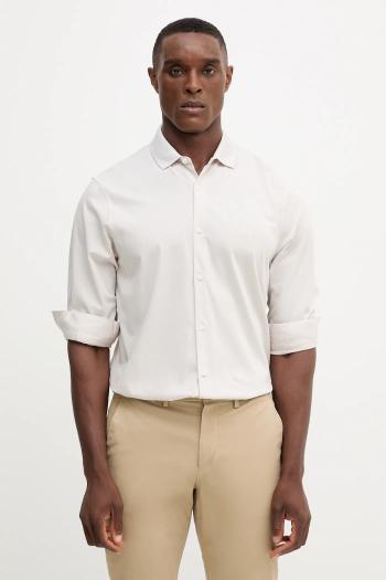 Bavlnená košeľa Armani Exchange šedá farba, regular, s klasickým golierom, XM001370 AF10364