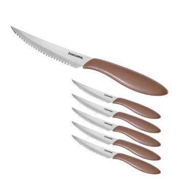 Tescoma PRESTO steak kés 12 cm, 6 db, barna, barna