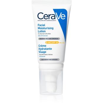 CeraVe Moisturizers hydratačný krém na tvár pre normálnu až suchú pleť SPF 30 52 ml