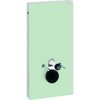 GEBERIT - Monolith Sanitárny modul na závesné WC, 101 cm, bočný prívod vody, mätovozelená 131.022.SL.5