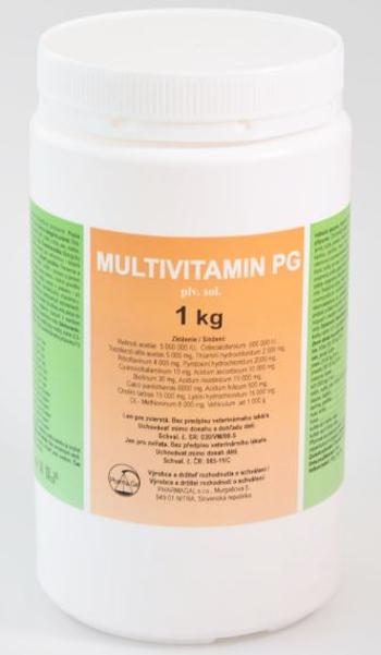 Multivitamín PG práškový pre všetky druhy zvierat 1000g