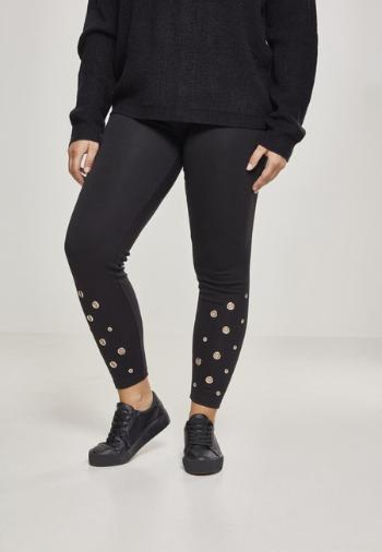 Urban Classics Ladies Eyelet Leggings black - S