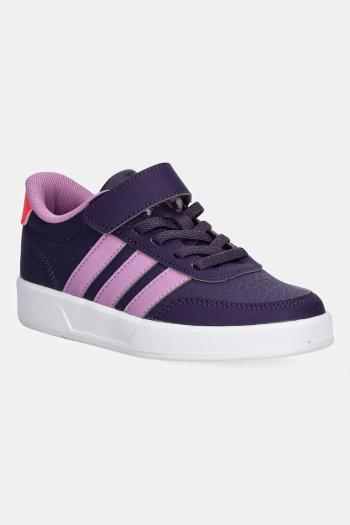 Detské tenisky adidas BREAKNET 3.0 fialová farba, JQ3031