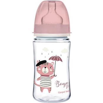 Canpol babies BONJOUR PARIS 240 ml ružová (5901691844384)