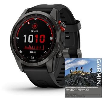 Garmin Fenix 7S Solar Slate Gray/Black Band (010-02539-13)