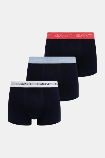 Boxerky Gant 3-pak tmavomodrá farba, 902523003