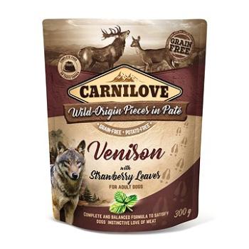 Carnilove Dog Pouch Paté Venison with Strawberry Leaves 300 g (8595602537679)